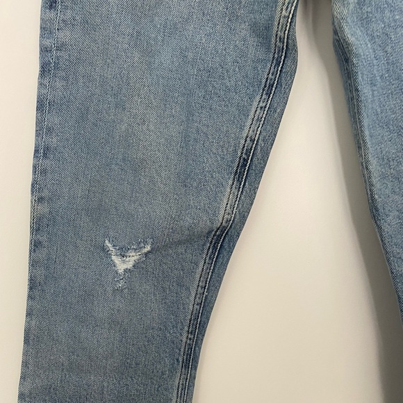 Agolde High Rise Distressed Denim Skinny Jeans - Picture 9 of 12